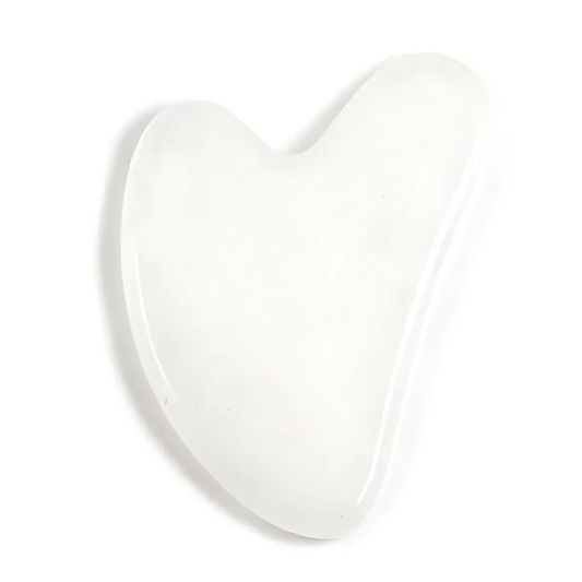 Gua Sha Jade Blanc : peau purifiée